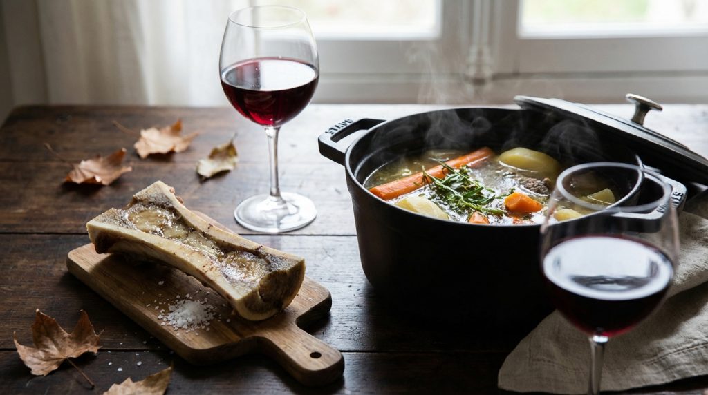 découvrez comment choisir le vin parfait pour accompagner un pot-au-feu, en sublimant ses saveurs sans masquer la douceur du bouillon.