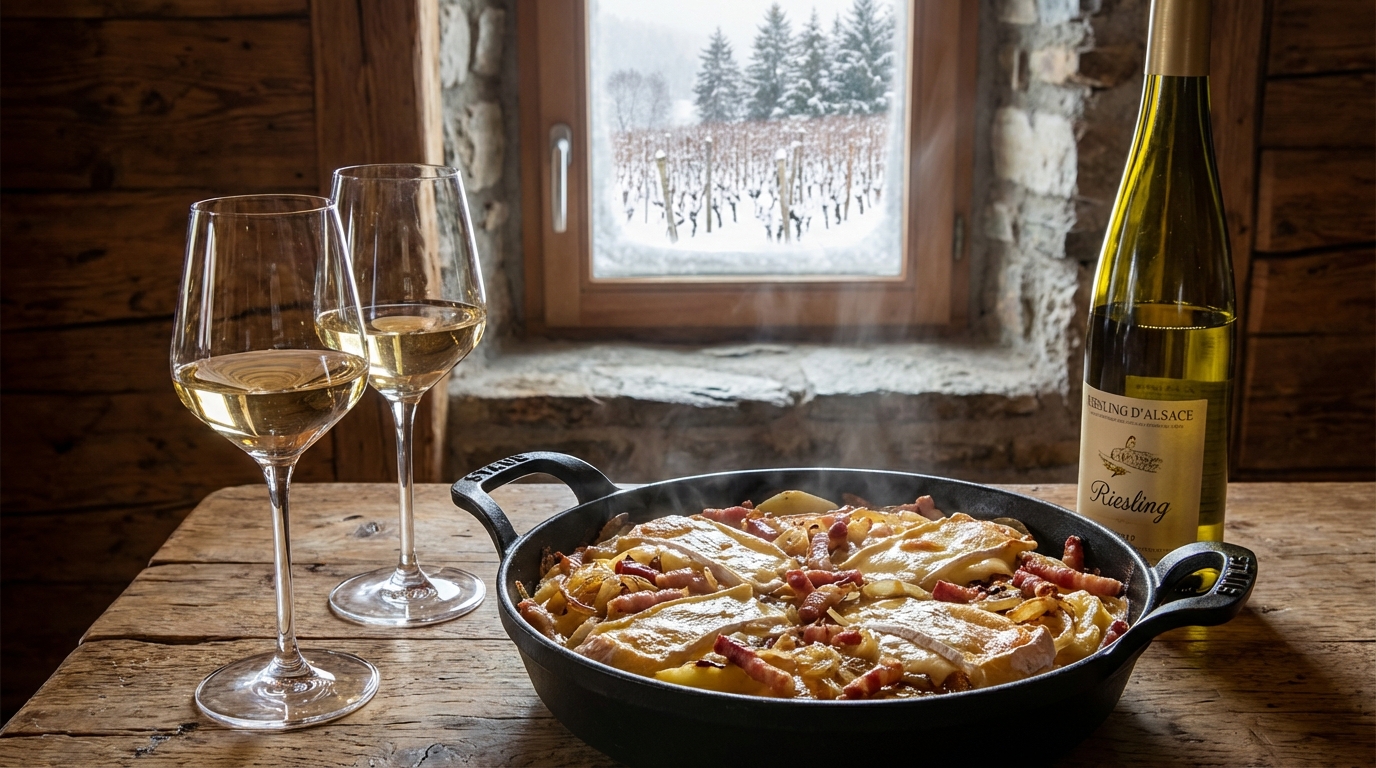 découvrez pourquoi le vin d'alsace est le partenaire idéal de la tartiflette et évitez les erreurs courantes pour réussir ce mariage gastronomique incontournable.