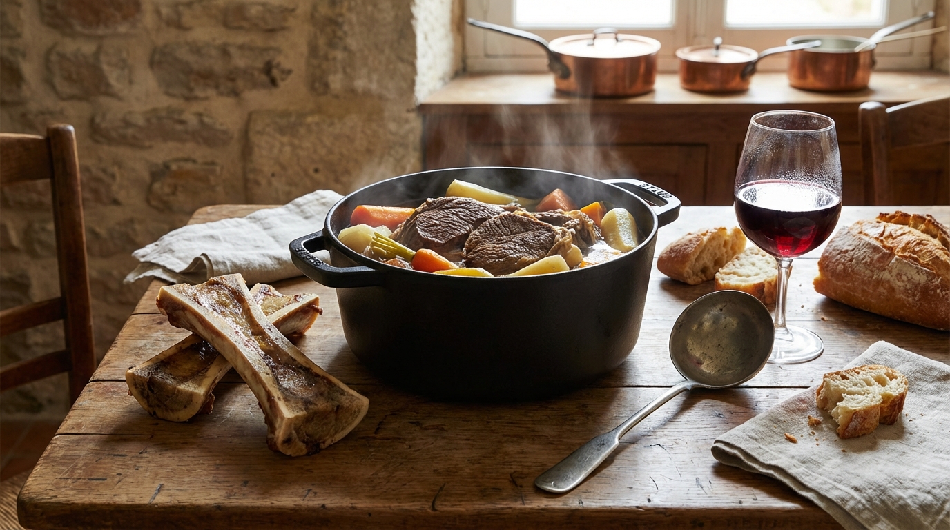 découvrez comment le pot-au-feu et le vin s'accordent parfaitement en maîtrisant l'équilibre entre le bouillon riche et le gras savoureux pour sublimer vos repas.